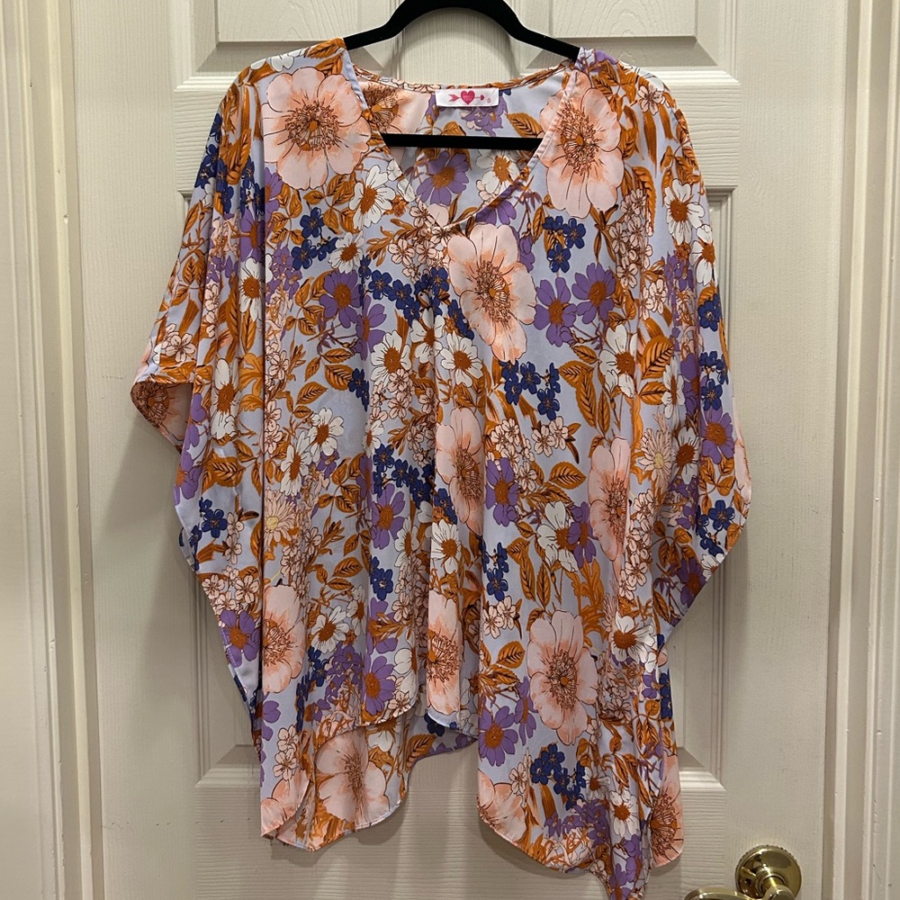 Buddy Love - Floral Top- Size Small